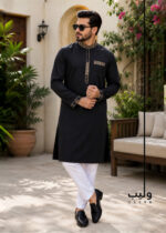 Black Embroidery Panjabi