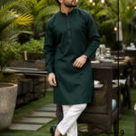 Medium Jungle Green Panjabi