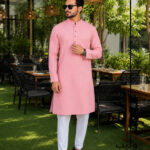 51% OFF + Buy 1 Get 1 Free- Gentle Rosa Allover Crack Panjabi