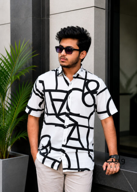 Black Font Hawaii Shirt