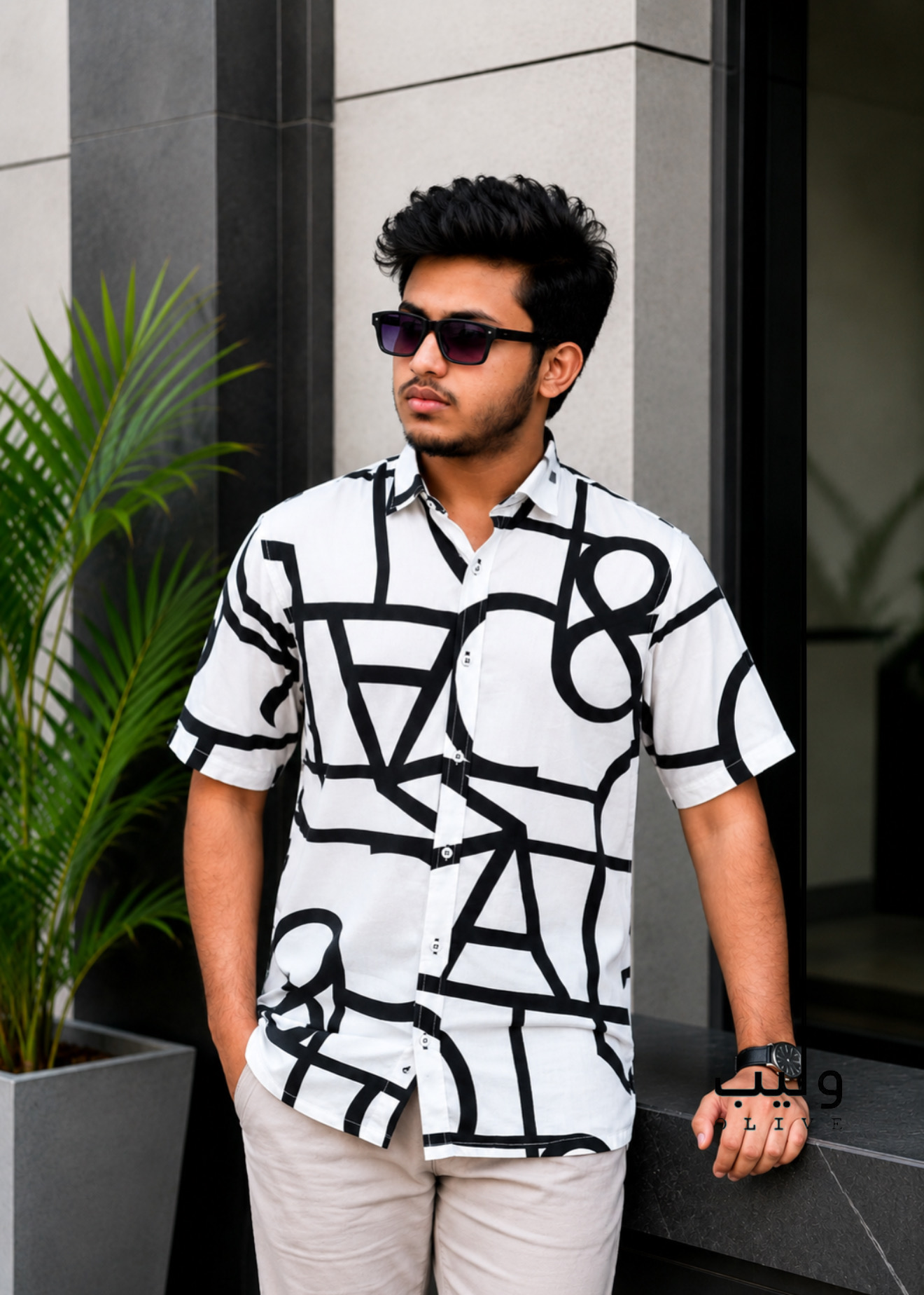 0C81282C-7CC4-4566-B649-65FF2DB1BB92 Black Font Hawaii Shirt - Image 1