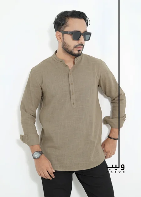 Middle Grey Katua Shirt
