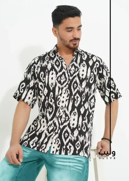 Cuban Print Hawaii Shirt