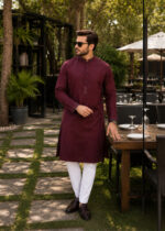 Purple Violet Trendy Premium Panjabi