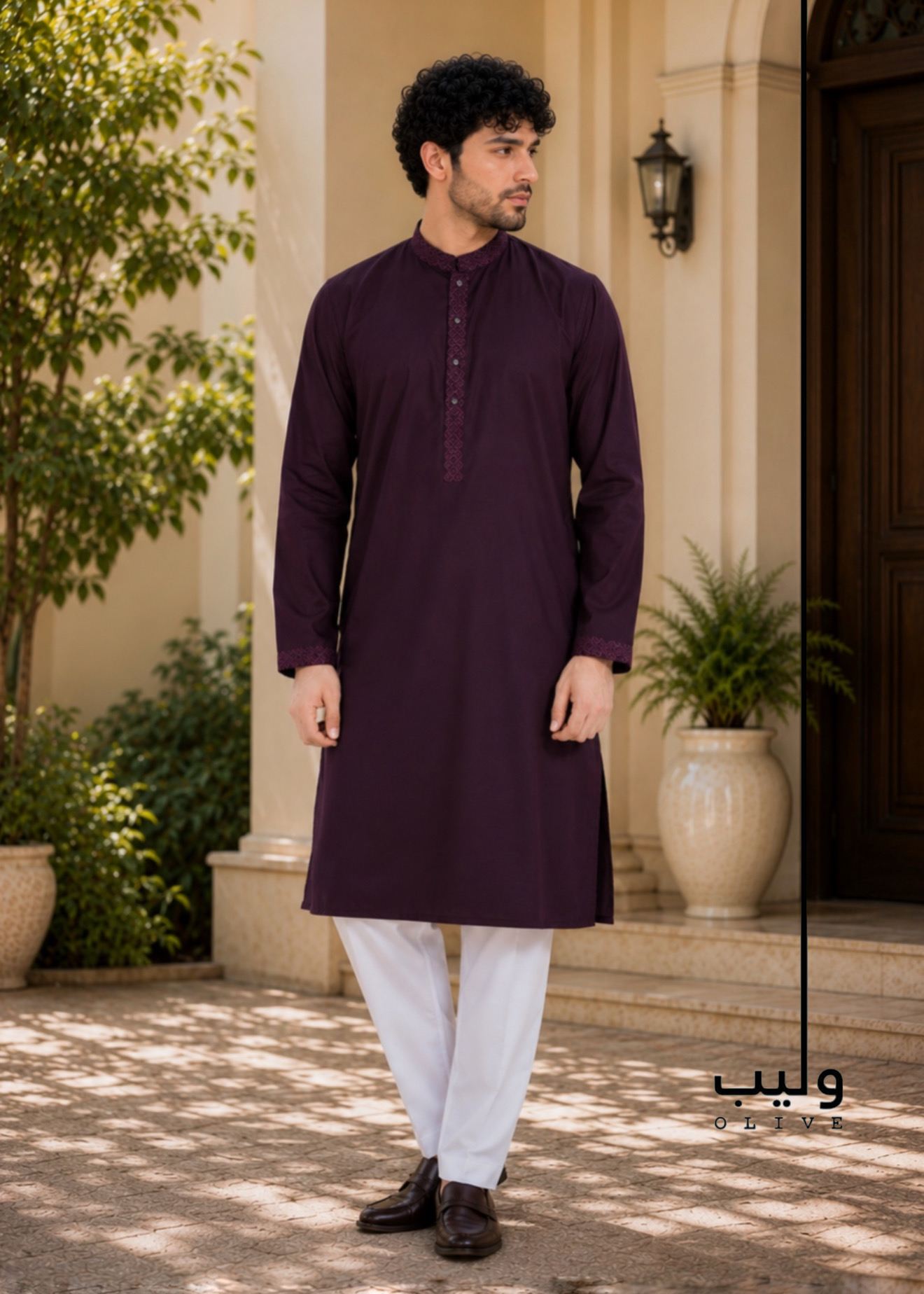 BEB68C43-AC0D-42F1-9534-20BD91575699 Liver Geometric Thread Panjabi - Image 1