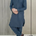 Charcoal Blue Crafted Step Dot Kabli