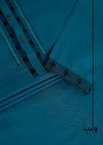 Dot Line Atlantic Blue Cotton Panjabi - Image 2