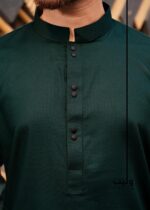 Medium Jungle Green Panjabi - Image 2