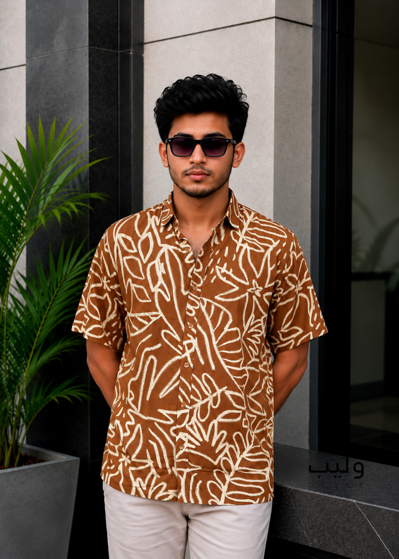 1B72C39D-3A58-4E86-BB4A-53692C1B3088 Botanical Line Art Hawaii Shirt - Image 1