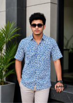 White Fun Blue Hawaii Shirt