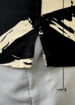 Abstract Brushstroke Pattern Hawaii Shirt - Image 3