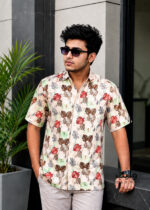 Tropical Leaf Print Hawaii Shirt