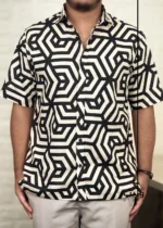 Premium Hexagon Hawaii Shirt - Image 2
