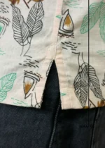 Tropical Leaf Print Hawaii Shirt - Image 3