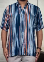 Vertical Striped Hawaii Shirt - Image 2