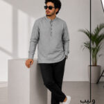 Vibrant Silver Katua Shirt