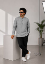 Vibrant Silver Katua Shirt