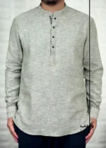 Ash Green Katua Shirt - Image 2