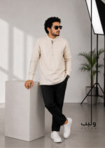 Pearly Cream Dot Katua Shirt