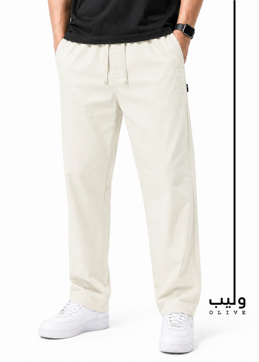 BD8B6599-7FF6-412E-B4ED-AF0B1F90331D Vanilla Sand Trouser - Image 1