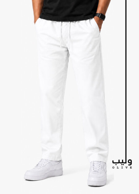 Optical White Trouser